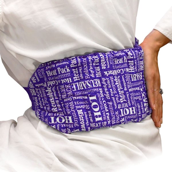Microwavable Heating Pad, for Aching Joints, Menstrual Pain & Sore Muscles, Aromatic Relief Heating Pad – Purple, HTP Relief