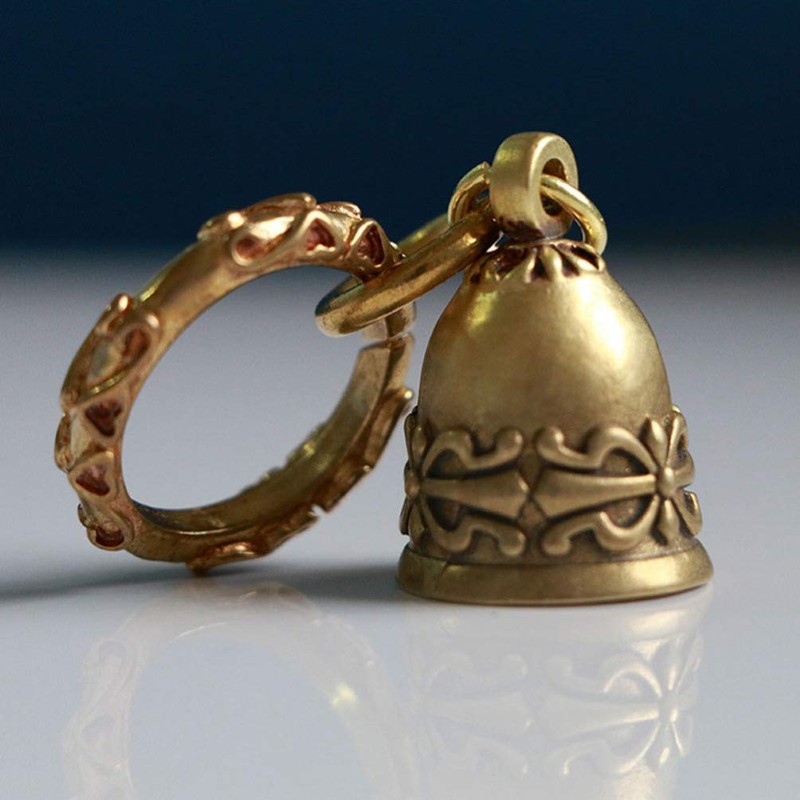 Milisten 2pcs Craft Bells Mini Small Bells Copper Brass Bells