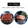 Mydracas BBQ Rib Racks for Smoking and Grilling,Turkey Roasting Rack