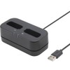CYBER ・ コントローラー充電スタンド ( SWITCH Joy-Con 用) ブラック - Switch