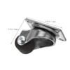 ABOOFAN 4pcs Mini Swivel Caster Wheels Rotation for Furniture Electronic