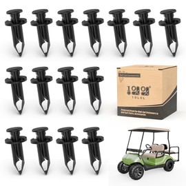 10L0L Golf Cart Floor Mat Push Rivets for Yamaha Models (2007-Up) - OEM 90269-09003 Compatible, Pack of 15 - Secure Fit & Easy Installation