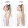 Runature Real Hair Braid Extensions, Blonde Highlights, 55cm, Ponytail Extensions,