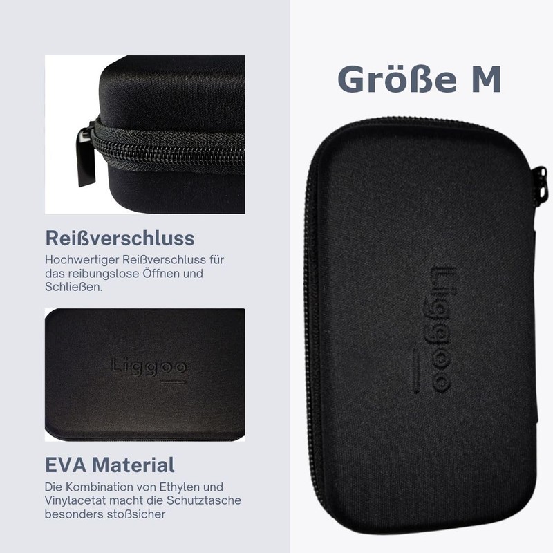 Protective Hard Case for Hard Drives SSD HDD External Dimensions