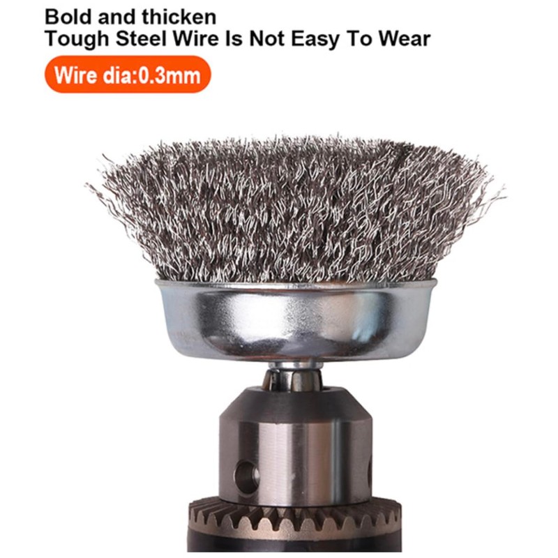 Edward Tools Wire Brush for Drill Set - Pro 5