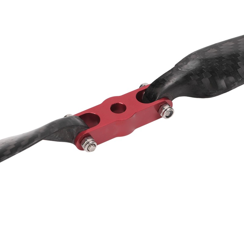2 Blades RC Airplane Folding Propeller with Adapter Ring Carbon