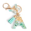 MWOOT Letter Keychain Initial Letter Key Chain, Alphabet Resin Key