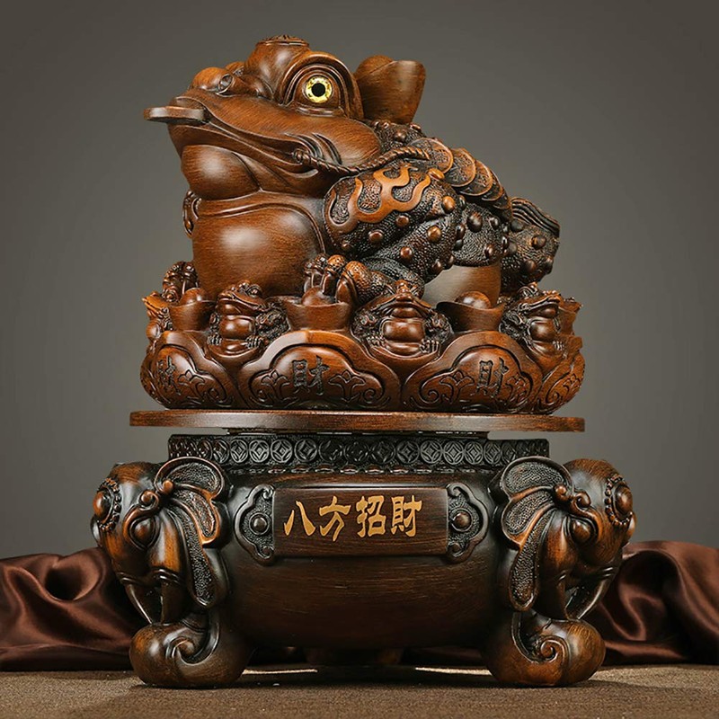 usamjtable Idea for Wealth “財運” Feng Shui 12.5" Tall Large