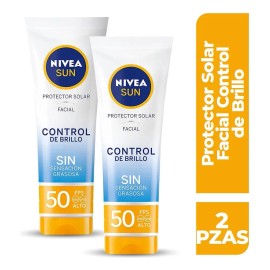 2 Pack - Protector Solar Nivea Sun Control Brillo Mate Fps50