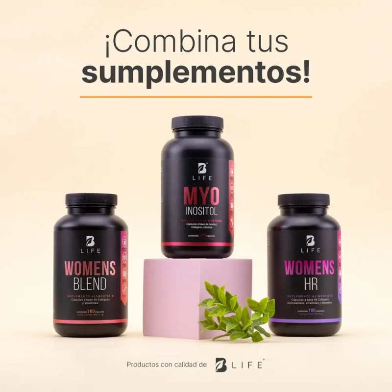 Multivitaminico De Mujer 180 Cápsulas Vitaminas Mujer B Life Sabor