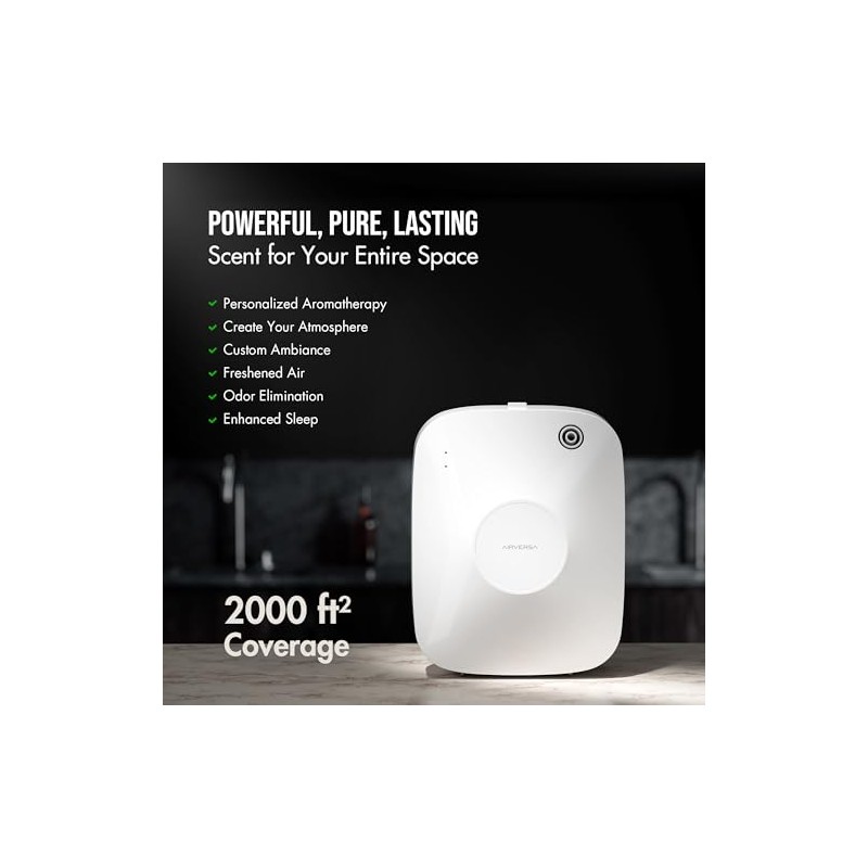 Airversa Smart Waterless Essential Oil Diffuser Scent Air Machine with