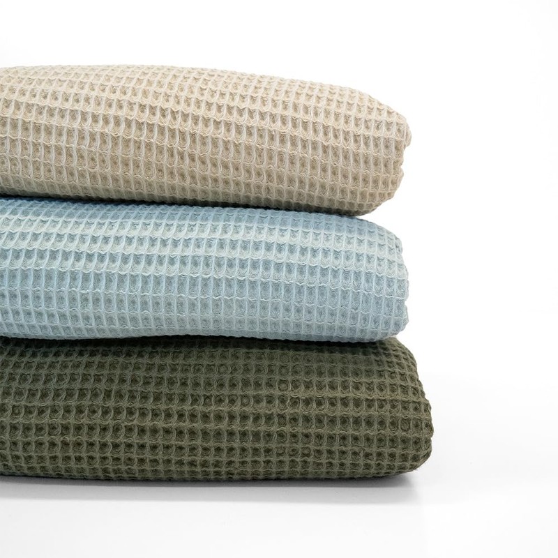 Bambury Waffle Bath Towel 80x160cm Beige