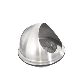 Intelmann Stainless Steel Weather Protection Grille Diameter 150 Spherical Shape + Bird Protection Grille (100 125 150 200)