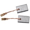 vhbw 2 x Carbon Brushes Motor Carbon Abrasive Carbon 5