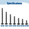 ANCHOREASE #8×2″ Sheet Metal Screws 100Pcs, 410 Stainless Steel Self