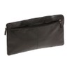 Bank deposit bag extra big LEAS, Genuine Leather, black -