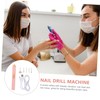 Vaguelly 1set Nail Drill Set Electric Nail File Salon Supplies