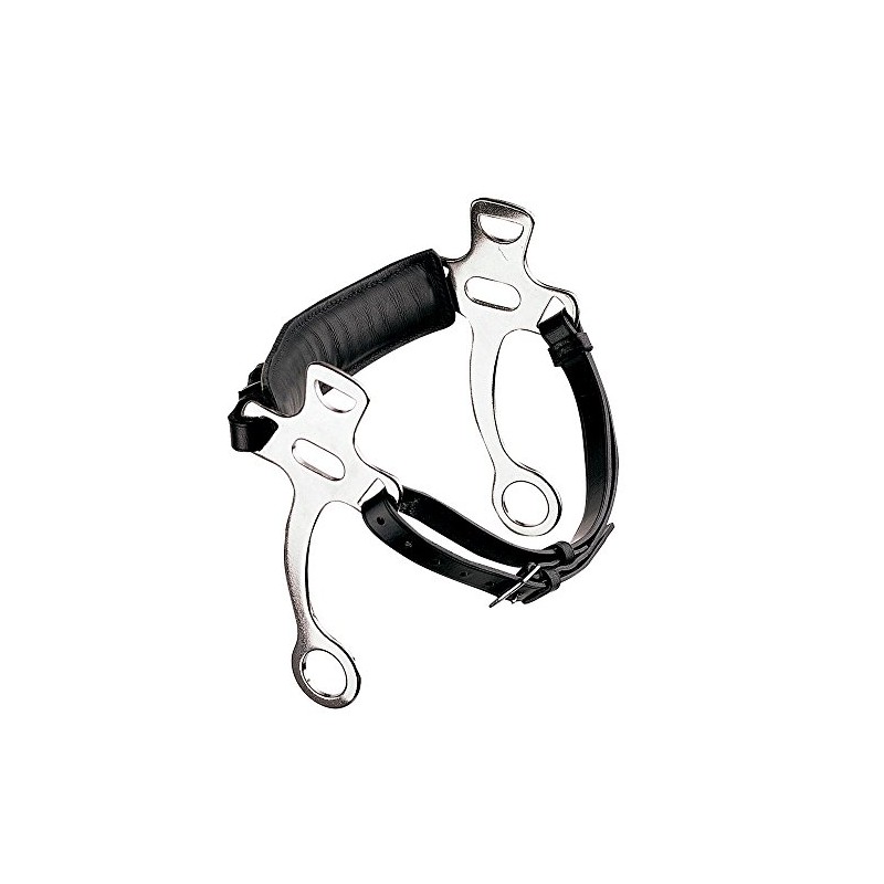 Sprenger Pony 4214500055 (Hackamore Black Stainless Steel, 55