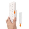 HARFINGTON 10pcs Adhesive Punch-Free Socket Holder, Power Strip Holder, Self-Adhesive