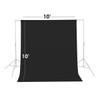 Glow Muslin Backdrop - 10x10' (Black)