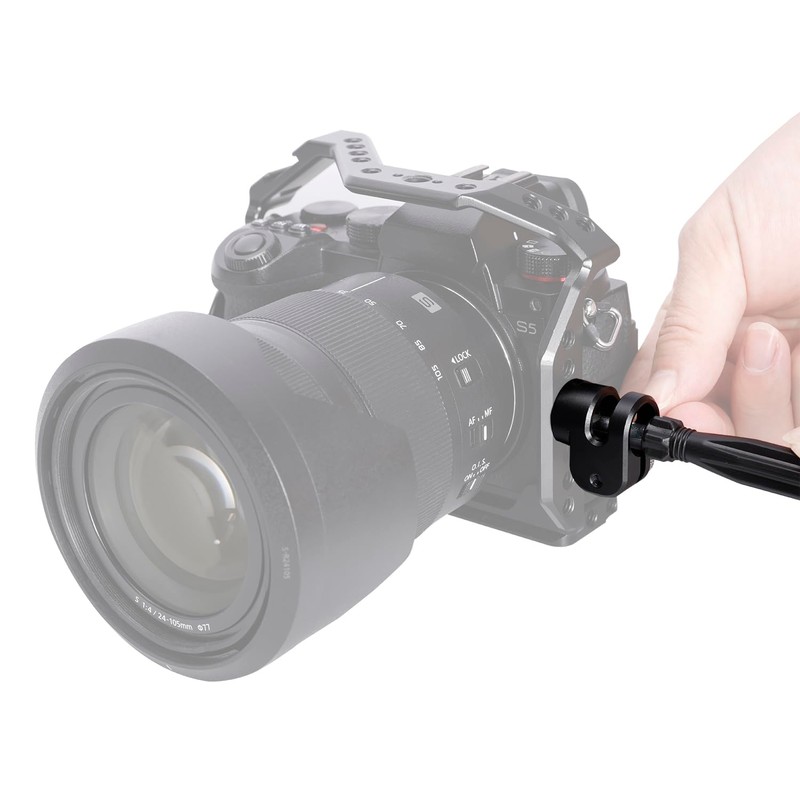 Niceyrig 15mm Single Rod Holder Clamp with 3/8'' Arri Locating