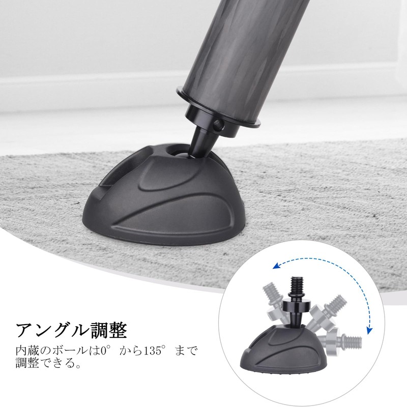 INNOREL Universal Tripod Foot Spike, 2.4 inches (60 mm), Rubber