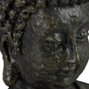 Relaxdays Sitting Buddha Figurine, 18 cm, Decorative Ornament for Living