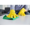 SteadMax 3/6 Pairs Cleaning Gloves, Reusable Natural Rubber Dish Gloves,