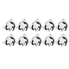 10pcs Mini Panda Plush Toy Soft Cute Tiny Panda Doll