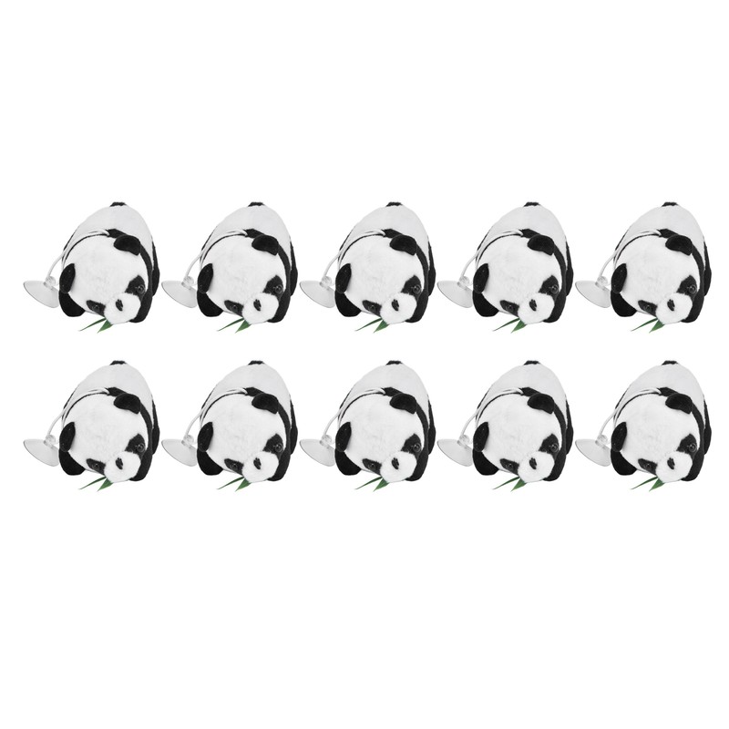 10pcs Mini Panda Plush Toy Soft Cute Tiny Panda Doll