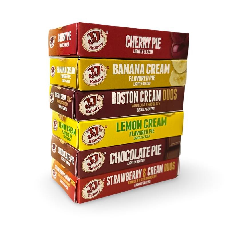 TRIBECA CURATIONS JJ's Bakery Glazed Pie Fruit Flavored Variety Pack