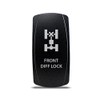 CH4x4 Rocker Switch Front Diff Lock Symbol - Red LED