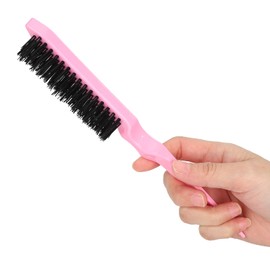 Plastic Handle Teasing Brush Back Combing Brush Travel Portable Nylon Hair Beard Brush Back Combing Combs Styling Tool for Volume Hair Scalp Massage