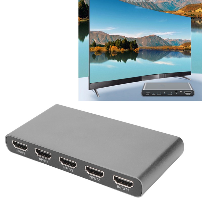 SWH51 5x1 HD Multimedia Interface Switcher 4K 60Hz 5 in