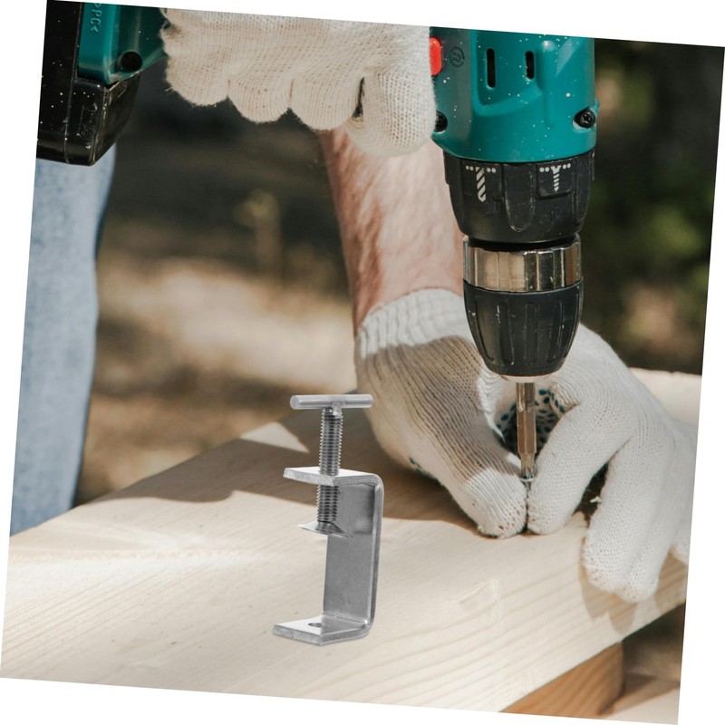 CHILDWEET 2Pcs Heavy Duty Table Clamp Sturdy Desk Side Clamp