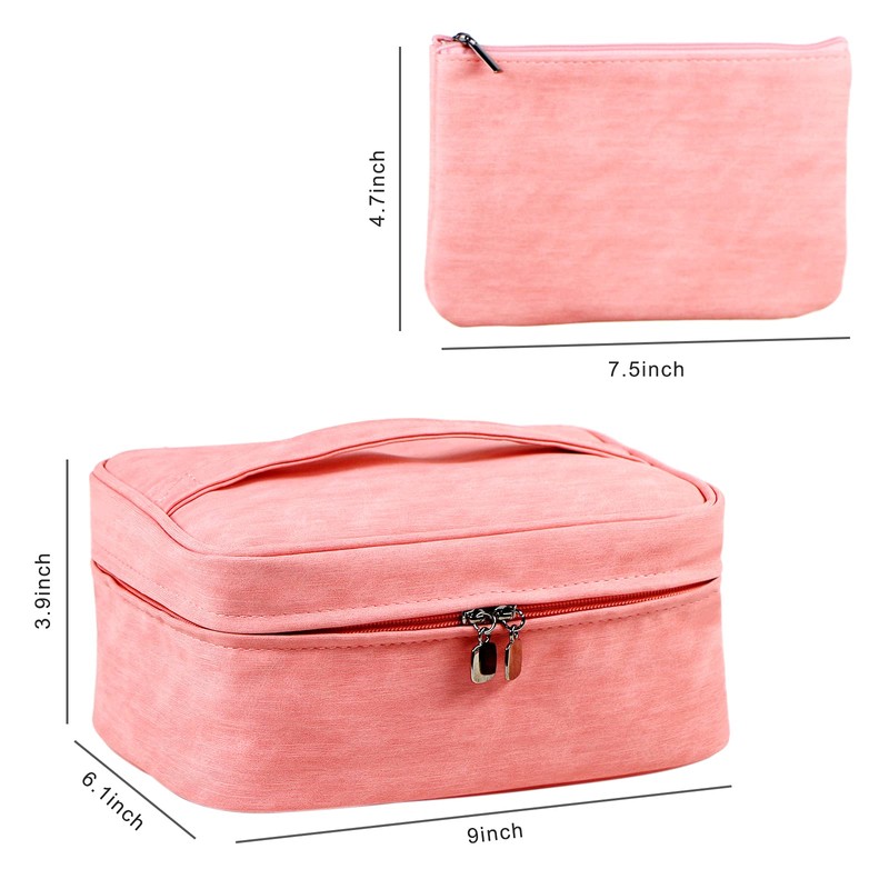 EXERZ Cosmetic Bag/Makeup Bag with a Detachable Pouch - Vanity