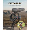 KEYSTP 5-Digit Bike Lock Cable, Heavy Duty Resettable Combination Bicycle