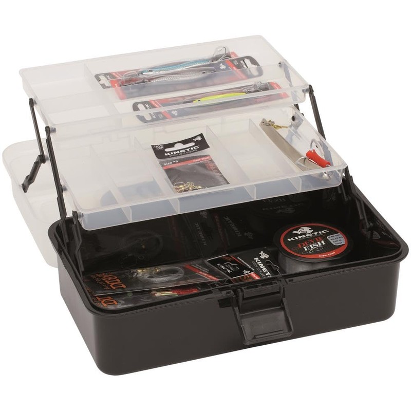 Kinetic Tackle Box Big Kit - Saltwater Starter Set with