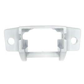 UYG Compatible with RV A&E Awning Replacement Foot - Die-Cast Metal - Painted White - w/Rivets（White 2 pc）