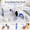 Handheld Body Massager for Relaxation – 4 Interchangeable Heads with