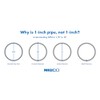 NIBCO Fig No U5810, 2 in. ABS DWV 45 Degree