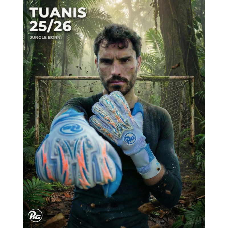 Genuine RG Goalkeeper Gloves High Model Tuanis 2026 Touanis Contact