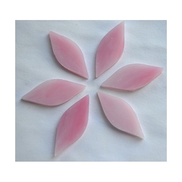 Tiffany Glass Leaf Shape 4 x 1.5 cm Approx. 12