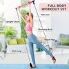 Multifunctional Pilates Stick, 1 Set Back Training Elastic Rope, Yoga