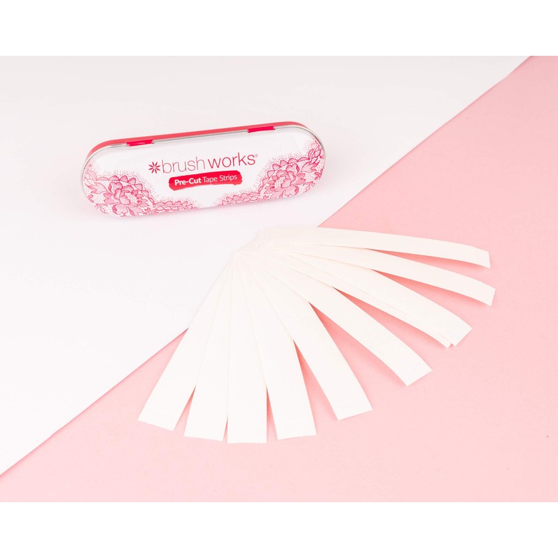 Brushworks Pre Cut Tape Strips in a Tin - 30
