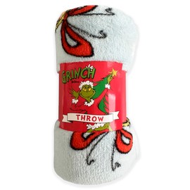 Coco Moon The Grinch Snowflakes Fleece Blanket | The Grinch Fleece Blanket, Christmas Blanket, Grinch Themed Throw Blanket, Ideal Blanket For Bed