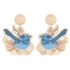 Aero Designer Earrings - Blue Wren