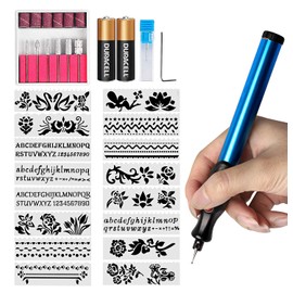 Electric Engraver Pen Engraving Tools Crave Tool with Diamond Tip Bit to Engrave on Metal Glass Leather Ceramic Plastic