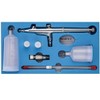 CYBERNOVA Double-Action Trigger Air-Paint Control Large Capacity Cup Airbrush