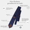 Elizabetta Men's Italian 100% Silk Grenadine Tie - Handmade in